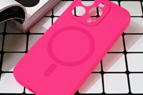 Torbica Magsafe Pure color za iPhone 15 Pro 6.1 pink