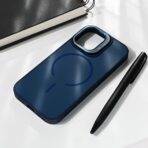 Torbica Magsafe Matte Shield za iPhone 16 6.1 plava - Slika 4