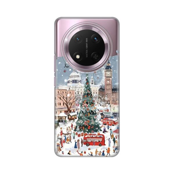 Torbica Silikonska Print Skin za Honor Magic 7 Lite Christmas Town