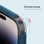 Torbica Nillkin Scrub Pro za iPhone 16 Pro 6.3 (sa otvorom za logo) crna - Slika 7