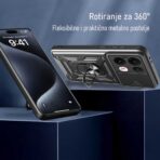Torbica Hard Shield za Honor Magic 7 Lite crna - Slika 6