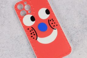 Torbica Smile face za iPhone 12 Pro 6.1 crvena