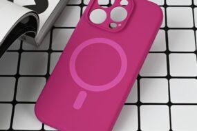 Torbica Magsafe Pure color za iPhone 16 Pro 6.3 tamno pink
