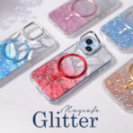 Torbica Magsafe Glitter za iPhone 15 6.1 plava