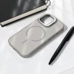 Torbica Magsafe Matte Shield za iPhone 17 6.3 siva - Slika 2