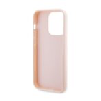 Torbica Karl Lagerfeld 3D Rubber Glitter Logo za iPhone 15 Pro 6.1 roze (KLHCP15L3DMBKCP) - Slika 2