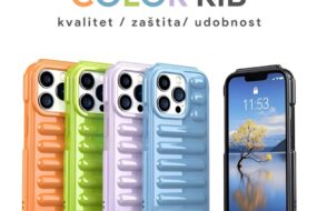 Torbica Color Rib za iPhone 11 6.1 siva
