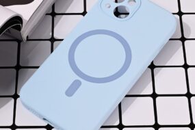 Torbica Magsafe Pure color za iPhone 14 6.1 svetlo plava