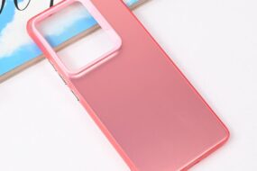 Torbica Clear za Xiaomi Redmi Note 14s roze