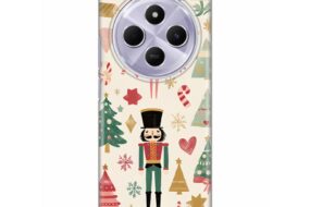 Torbica Silikonska Print za Xiaomi Redmi 14C/Redmi A4 Vintage Chistmas